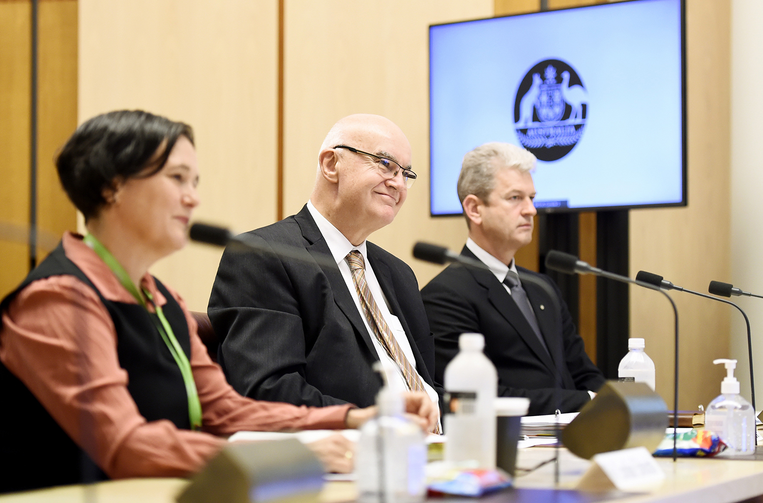 Officials from the Department of Health appearing before the Select Committee on Tobacco Harm Reduction, Parliament House, Canberra, 13 November 2020. DPS Auspic 