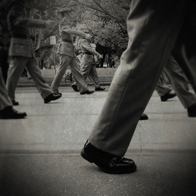 Michelle Robinson, Marching for Remembrance, Anzac Day Parade, Melbourne, 25 April 2013 (CC BY-NC-ND 2.0)