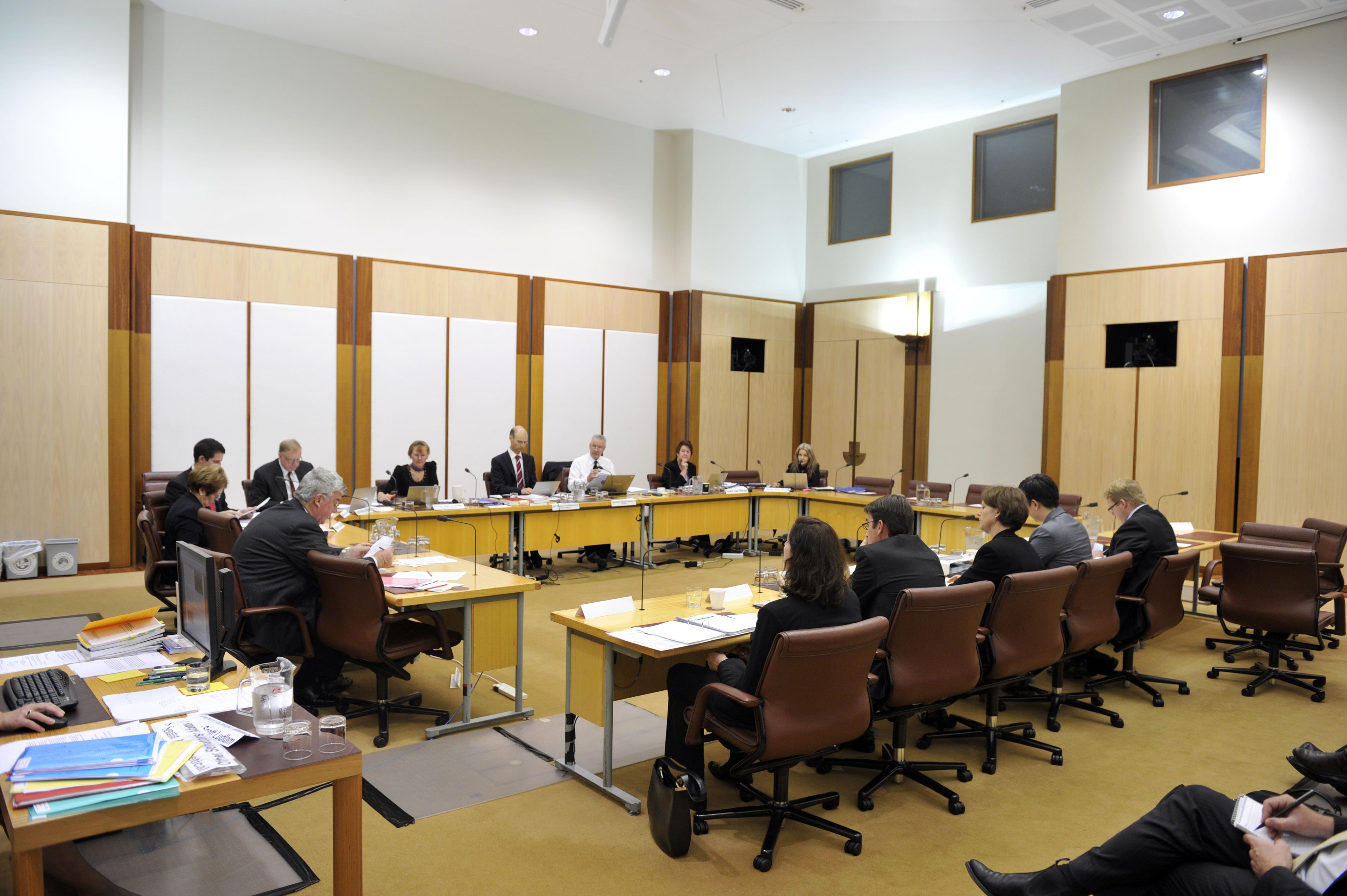 \x3cp\x3eEnvironment and Communications Legislation Committee questioning Senator the Hon Penny Wong and officers from the Department of Climate Change and Energy Efficiency at a budget estimates hearing, 23 May 2011. DPS Auspic.\x3c/p\x3e