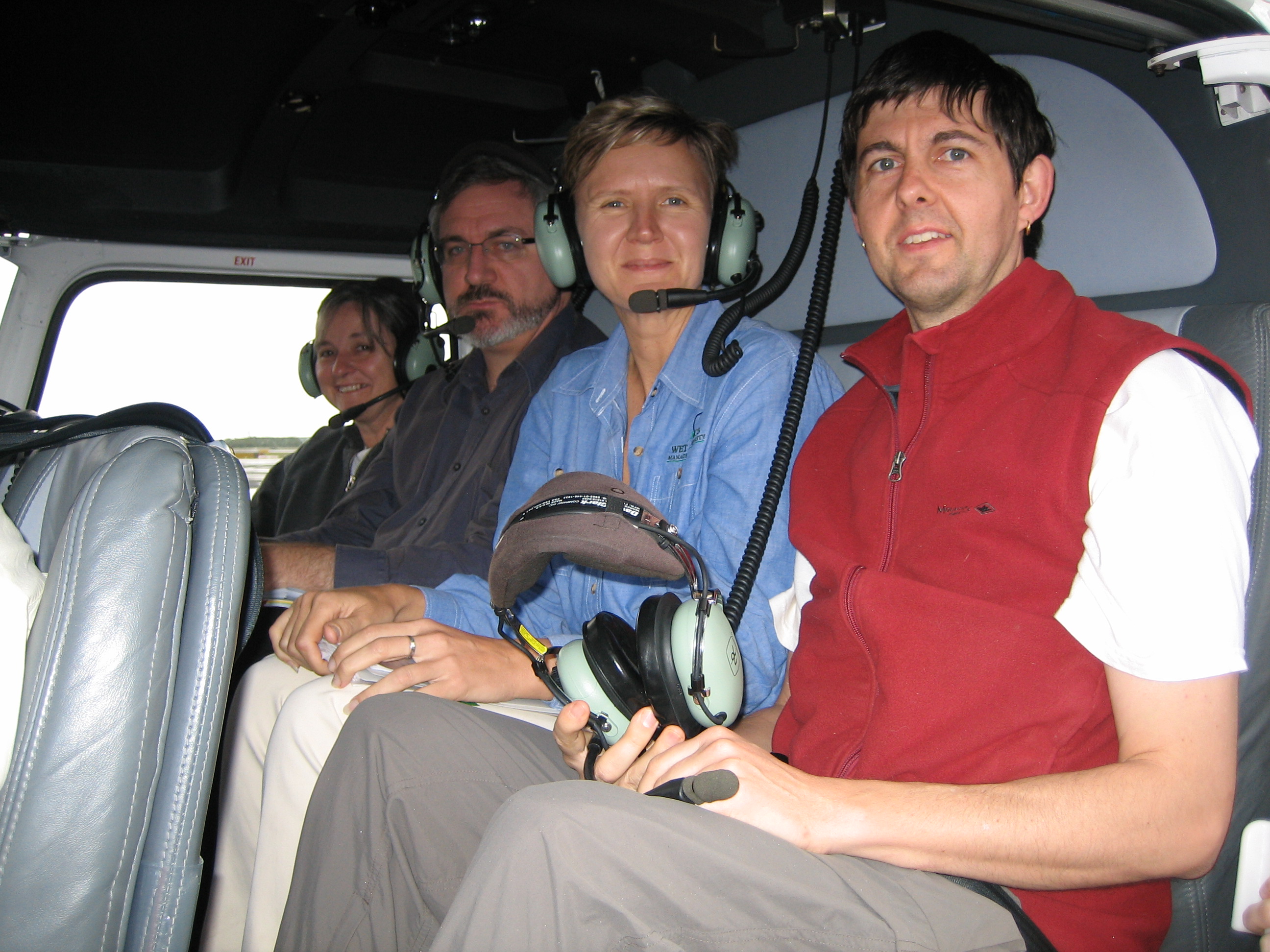 \x3cp\x3eCommittee visit to Cairns, Queensland, 29 June 2006. L-R: Senators Claire Moore and Andrew Bartlett [Chair], Josh Gibson [Executive Director, Wet Tropics Management Authority] and Dr Ian Holland [Secretary].\x3c/p\x3e